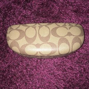 Coach glasses case